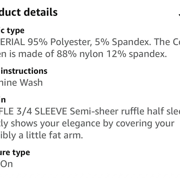 Womens Ruffle 3/4 Sleeve Mesh Blouses Loose Flowy Tops Stretchy - Picture 12 of 12